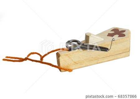 The Jew's harp. Musical instrument of the peoples of the North and Asia. Lip instrument of the peoples of the North and Asia. Isolated 68357866