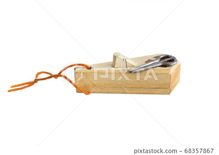 The Jew's harp. Musical instrument of the peoples of the North and Asia. Lip instrument of the peoples of the North and Asia. Isolated 68357867