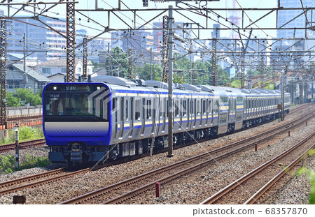 Tokaido Main Line Hiratsuka-Sagami Freight JR East Japan E235 Series 1000 series (Kamakura) F-01 formation test run 68357870