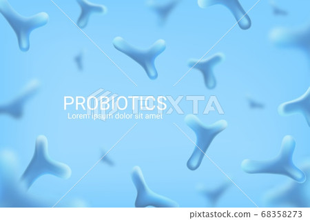 Probiotic bacteria lactobacillus, prebiotics gut 68358273