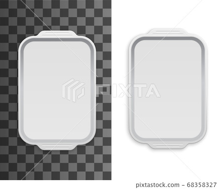 Tray disposable plastic food package box container Tray disposable plastic food package box container 68358327