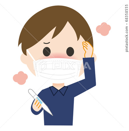 Male mask fever - Stock Illustration [68358555] - PIXTA