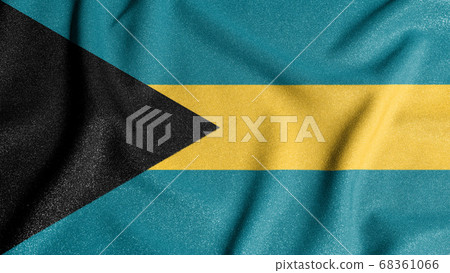 National flag of the Bahamas. The main symbol of National flag of the Bahamas. The main symbol of 68361066
