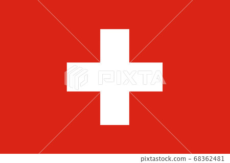 National flag of the Switzerland. The main symbol National flag of the Switzerland. The main symbol 68362481