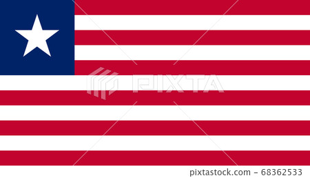 National flag of the Liberia. The main symbol of National flag of the Liberia. The main symbol of 68362533