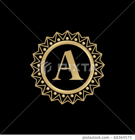 A letter initial icon logo design vector template - Stock Illustration ...
