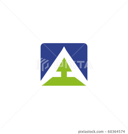 A letter initial icon logo design vector template - Stock Illustration ...