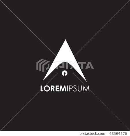 A letter initial icon logo design vector template - Stock Illustration ...