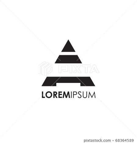 A letter initial icon logo design vector template - Stock Illustration ...