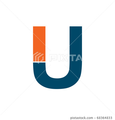 U letter initial icon logo design vector template - Stock Illustration ...