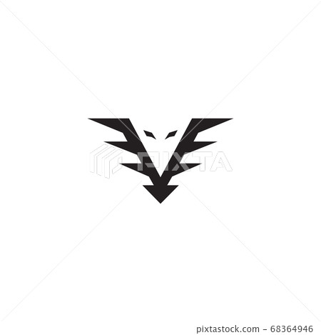 V letter initial icon logo design vector template - Stock Illustration ...