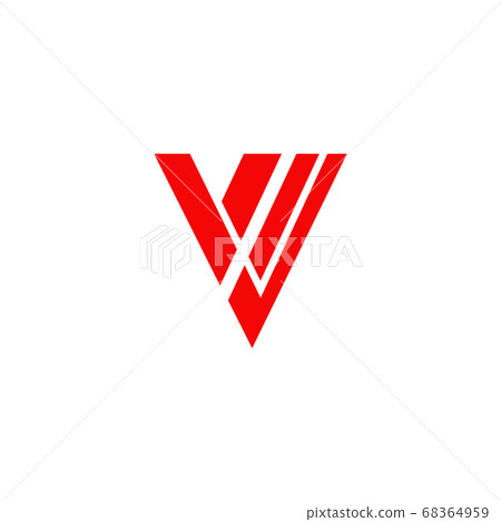 V letter initial icon logo design vector template - Stock Illustration ...