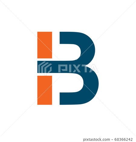 B letter initial logo design - Stock Illustration [68366242] - PIXTA