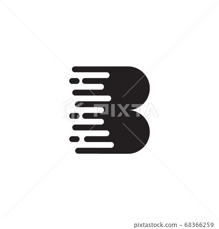 B letter initial logo design - Stock Illustration [68366259] - PIXTA