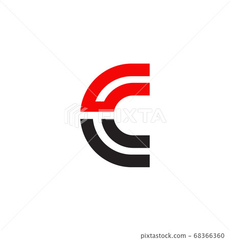 C letter initial logo design vector template - Stock Illustration ...