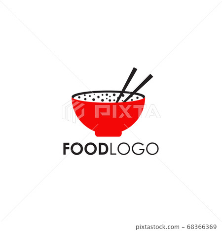 Food logo design with using bowl icon template Food logo design with using bowl icon template 68366369