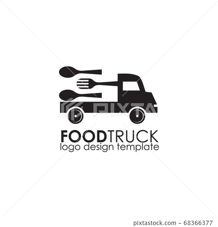 Food truck icon logo design template Food truck icon logo design template 68366377