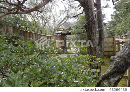 Shugakuin Imperial Villa Shimokyu Palace Snowscape 68366486