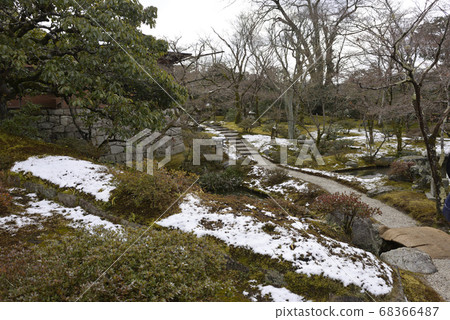 Shugakuin Imperial Villa Shimokyu Palace Snowscape 68366487