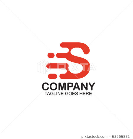 S Motion letter logo design vector template - Stock Illustration ...