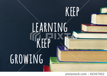 Keep learning Keep growing text and stack steps Keep learning Keep growing text and stack steps 68367802