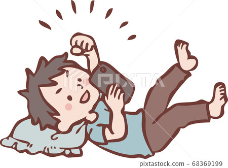 一個很高興在智能手機上看到勝利的人 一個很高興在智能手機上看到勝利的人 68369199