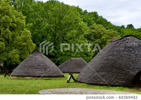 Early summer pit dwelling Early summer pit dwelling 68369482