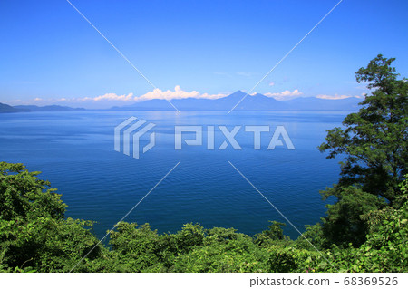豬苗代湖和萬代山（福島縣郡山市） 68369526