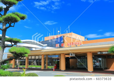 [鳥取]晴朗天氣下的托南沙丘柯南機場 68373610