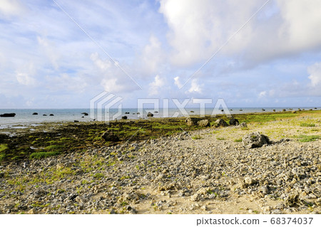 Shiraho coast in the early morning Shiraho coast in the early morning 68374037