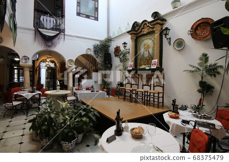 Flamenco show stage, restaurants, Cordoba Flamenco show stage, restaurants, Cordoba 68375479
