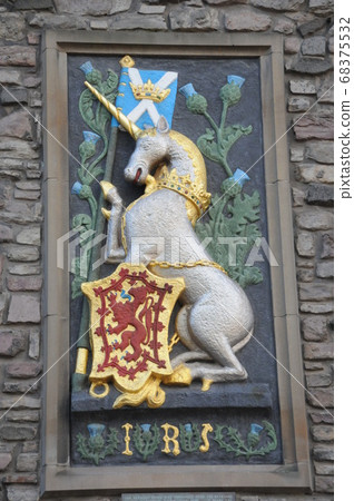 United Kingdom, Edinburgh, Holyrood Palace, Scottish Royal Coat of Arms United Kingdom, Edinburgh, Holyrood Palace, Scottish Royal Coat of Arms 68375532