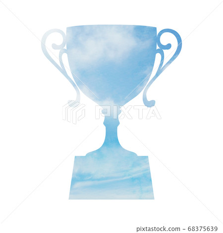 Silhouette Illustration Trophy Stock Illustration