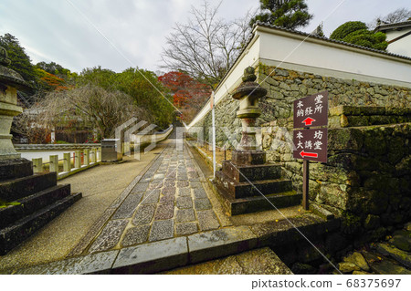 Nara Autumn Hase-dera, approach to Honbo Great Auditorium from the lower corridor Nara Autumn Hase-dera, approach to Honbo Great Auditorium from the lower corridor 68375697