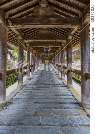 Nara autumn hasedera, lower corridor Nara autumn hasedera, lower corridor 68375826