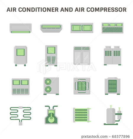 Air conditioner and air compressor part of hvac 68377896