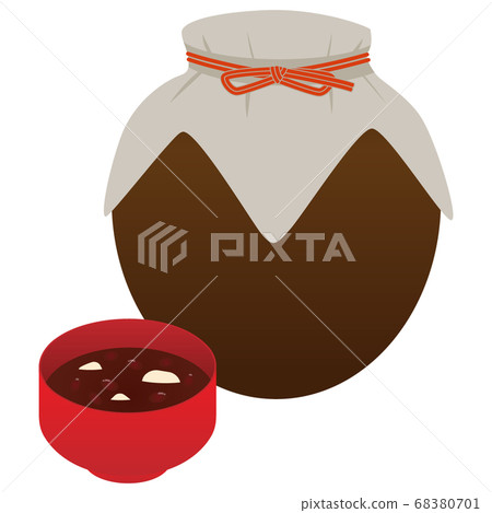 Tea jar and zenzai Tea jar and zenzai 68380701