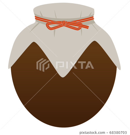 Unopened brown tea jar Unopened brown tea jar 68380703