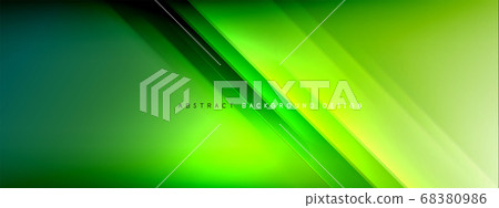 Motion concept neon shiny lines on liquid color gradients abstract backgrounds. Dynamic shadows and lights templates for text 68380986