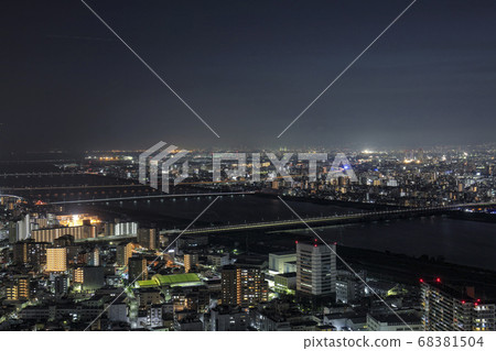 Night view from Umeda sky building 68381504