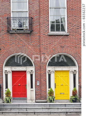 Georgian Dublin Coloured Doors 68382237