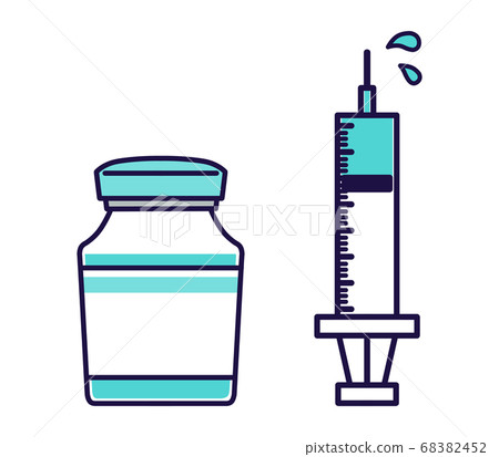 Vaccine pharmaceutical image illustration Vaccine pharmaceutical image illustration 68382452
