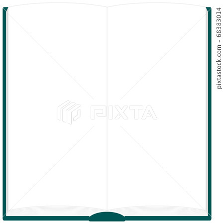 Book Spread Frame Illustration *This is the size of 2 pages of A4 tri-fold size Vector 68383014