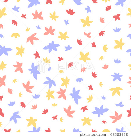 Seamless print with small plants. Seamless print with small plants. 68383558