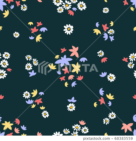 Seamless print with small plants. Seamless print with small plants. 68383559