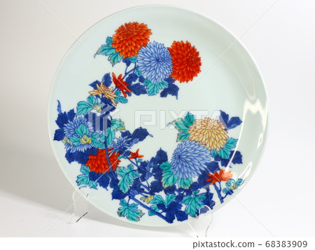 Imaizumi Imaemon Sennishiki Plate Antique Imaizumi Imaemon Sennishiki Plate Antique 68383909