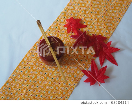 茶道素材秋天 茶道素材秋天 68384314