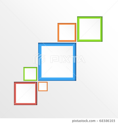 Abstract 3D geometric background. 68386103