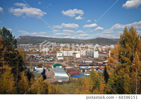 View of the district "Rechniki" in Ust-Kut View of the district "Rechniki" in Ust-Kut 68386151