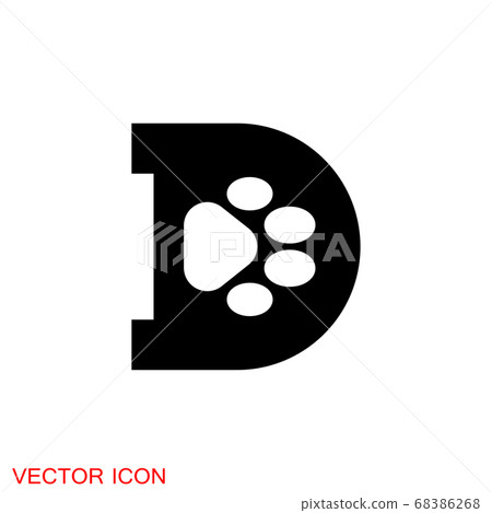 Dog icon. Vector element for your design Dog icon. Vector element for your design 68386268